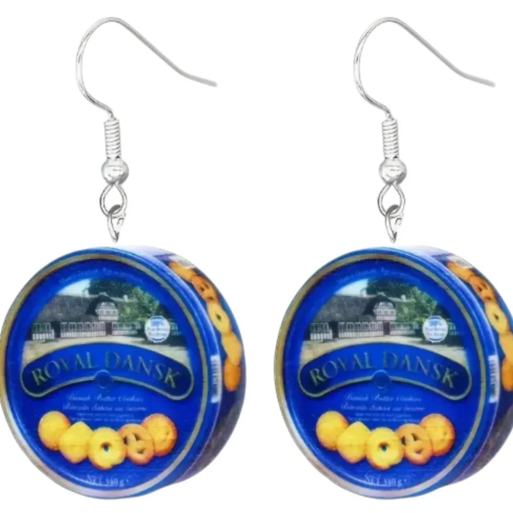 ❤️ FREE Cookie Biscuit Food snack Artsy Art Drop Holiday Gift Hipster Earrings